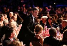 George Clooney lors d'une cérémonie à Beverly Hills (Californie) le 20 octobre 2012
