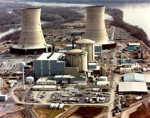 La centrale nucléaire de Three Mile Island (TMI), à Middletown (Pennsylvanie)