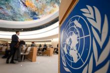 Session du Conseil des droits de l'Homme de l'ONU à Genève le 25 févreir 2019