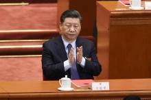 Le président chinois Xi Jinping lors de la session annuelle de l'Assemblée nationale populaire à Pékin, le 15 mars 2019