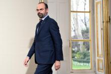 Le Premier ministre Edouard Philippe à Matignon, le 18 mars 2019 à Paris