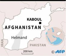 Localisation de la province du Helmand en Aghanistan, où un camp militaire a été attaqué par les talibans