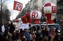 Manifestation à l'appel de FO et de la CGT le 19 mars 2019 à Paris