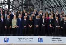 Photo de famille des participants à la conférence sur l'avenir de la Syrie et de la région, le 14 mars 2019 au Conseil européen à Bruxelles