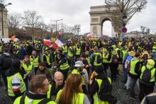 Manifestation de gilets jaunes, le 2 mars 2019 à Paris