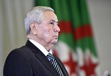 Le président du Conseil de la Nation (chambre haute), Abdelkader Bensalah, nommé président de la République par intérim lors d'une réunion du Parlement, le 9 avril 2019 à Alger