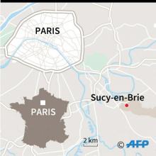 Localisation de Sucy-en-Brie, dans le Val-de-Marne, où un accident de bus a fait plusieurs blessés jeudi