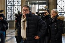 L'agriculteur Paul François arrive à la cour d'appel de Lyon pour son procès contre Monsanto, le 6 février 2019