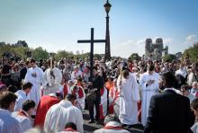 Le chemin de croix à Paris, le 19 avril 2019