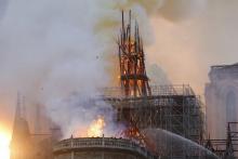 Un incendie s'est déclaré le 15 avril 2019 à Notre-Dame de Paris
