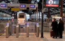 Des TGV à la gare de Lyon à Paris, le 11 janvier 2019