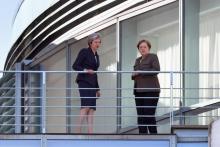 La chancelière allemande Angela Merkel et la Première ministre britannique Theresa May, le 11 décembre 2018 à Berlin