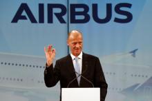 Le président exécutif d'Airbus Tom Enders, le 20 mars 2019 à Colomiers, en Haute-Garonne