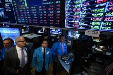 A Wall Street les investisseurs digèrent une nouvelle salve de résultats d'entreprises.