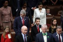 Prière pour les élus de la Chambre des représentants, le 3 janvier 2019 à Washington