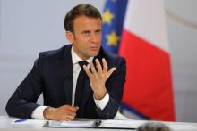 Emmanuel Macron, à Paris, le 23 avril 2019