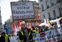 Manifestation de retraités à Paris, le 11 avril 2019