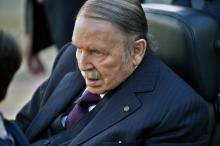 Abdelaziz Bouteflika lors d'élections locales à Alger le 23 novembre 2017