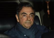 Carlos Ghosn quitte le bureau de son avocat à Tokyo, le 3 avril 2019