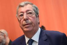 The Mayor of Levallois-Perret (Hauts-de-Seine) Patrick Balkany arrives at Paris' courthouse on May 20, 2019 at the start of the second week of his trial, along with wife, first mayor deputy of Levallo