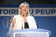 Marine Le Pen le 26 mai 2019 à Paris