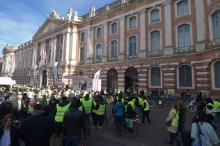 Manifestation de "gilets jaunes" le 24 novembre 2018 à Toulouse