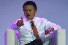 Le patron du groupe chinois de commerce en ligne Alibaba, Jack Ma, le 26 octobre 2018 à Johannesburg