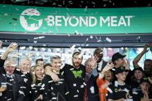 Pour son premier jour à Wall Street, le 2 mai, l'action de la start-up vegan Beyond Meat a bondi de 163%.