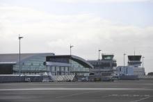 L'aéroport de Rennes à Saint-Jacques-de-la-Lande le 17 janvier 2018