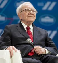 Le milliardaire Warren Buffet au Club économique de Washington, le 5 juin 2012