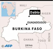 Carte du Burkina Faso localisant Dablo où 6 personnes, dont un prêtre, ont été tués dimanche matin lors d’une attaque contre une église catholique