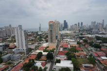 Vue de la ville de Panama, à la veille des élections présidentielles, le 4 mai 2019