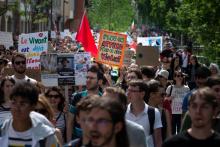 A Strasbourg, la manifestation a rassemblé 850 personnes, selon la police