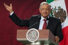 Le président mexicain Andres Manuel Lopez Obrador