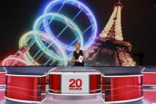 Le JT d'Anne-Sophie Lapix sur France 2 en septembre 2017