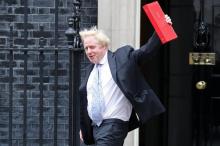 Le ministre britannique des Affaires étrangères Boris Johnson à Londres, le 5 juin 2018