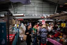 Le marché d'Aubervilliers au nord de Paris, le 18 juillet 2019