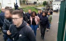 Au total 151 jeunes ont été arrêtés le 6 décembre 2018 à Mantes-la-Jolie (Yvelines) lors d'une mobilisation dans la foulée du mouvement des "gilets jaunes"