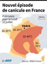 De fortes chaleurs attendues à partir de lundi en France selon Meteo France