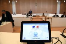 Une salle d'audience du tribunal de Paris le 16 avril 2018