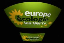 Le logo d'Europe Ecologie-Les Verts, qui appelle au rassemblement avec Mélenchon pour les législativ