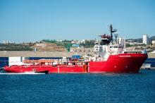 L'Ocean Viking, affrété par SOS Méditerranée et Médecins sans Frontières, arrive à Marseille le 29 juillet 2019