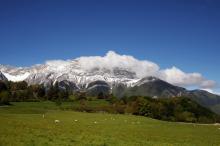 Des montagnes dans le parc national des Ecrins, le 26 mai 2013 dans le sud-est de la France