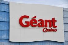 Un supermarché Géant Casino, le 24 mai 2019 à Montpellier, dans le sud de la France