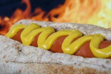 Hot-Dog traditionnel.