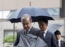 L'ex-PDG de Renault-Nissan Carlos Ghosn, à son arrivée au tribunal de Tokyo, le 24 juin 2019