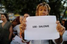 Marche à la mémoire de Salomé à Cagnes-sur-Mer, le 7 septembre 2019