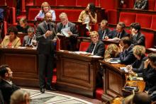 Le Premier ministre Edouard Philippe s'adresse aux députés, le 24 septembre 2019 à Paris