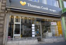 Agence Thomas Cook sur l'avenue de l'Opéra à Paris, le 23 septembre 2019