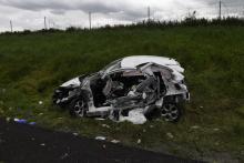 Accident de voiture le 25 avril 2016 aux Mureaux (Yvelines)